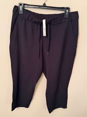 Lululemon On The Fly Cropped Pants In Black Size 8